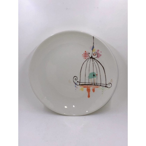 Magenta Dining Magenta Lollipop Pottery Lollibird Dinner Plate Blue